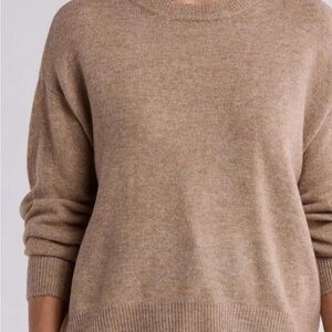 1. State Women's Tan Crew Neck Sweater
